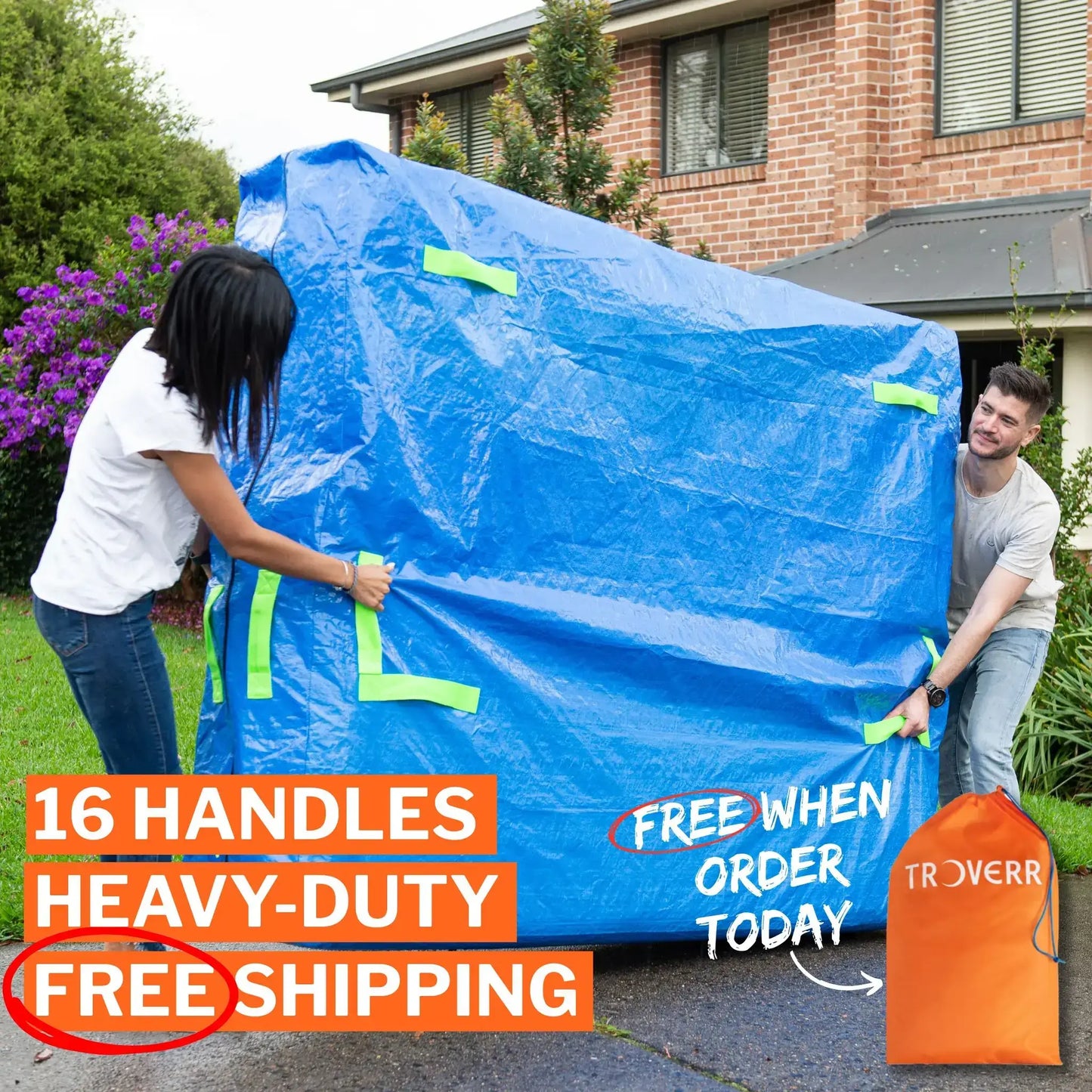 Mattress bag for moving and storage